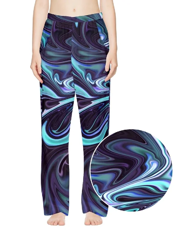 Fantastic Offers Fantastic Offers Clouds Dance Print Casual Pants