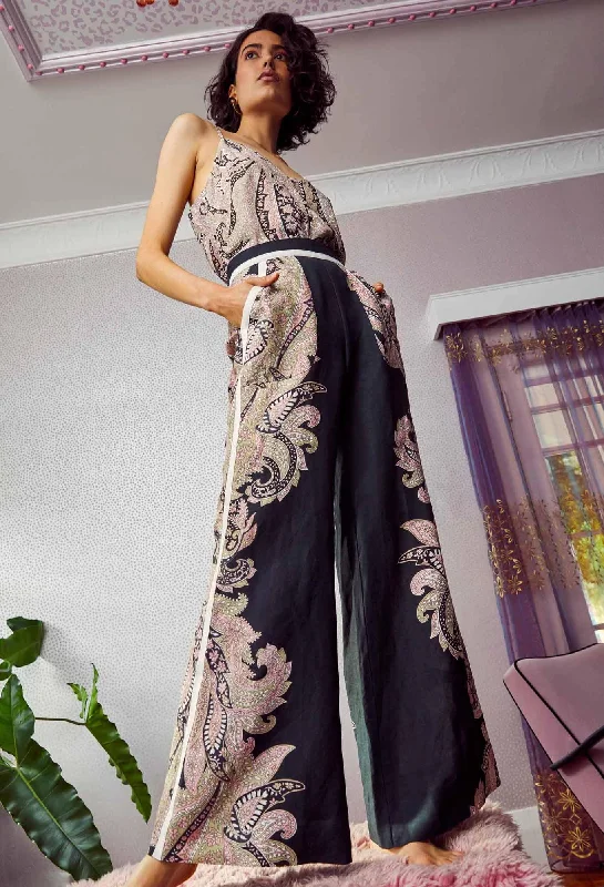 Price Drop Alert Price Drop Alert Oncewas Castro Wide Leg Pant in Black Gypsy Print - Final Sale Price Drop Alert Price Drop Alert Oncewas Castro Wide Leg Pant in Black Gypsy Print - Final Sale