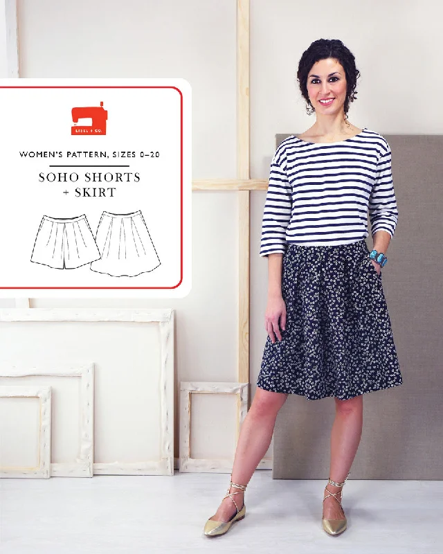 Hot Buy Hot Buy PDF Pattern - Soho Shorts + Skirt | Liesl + Co