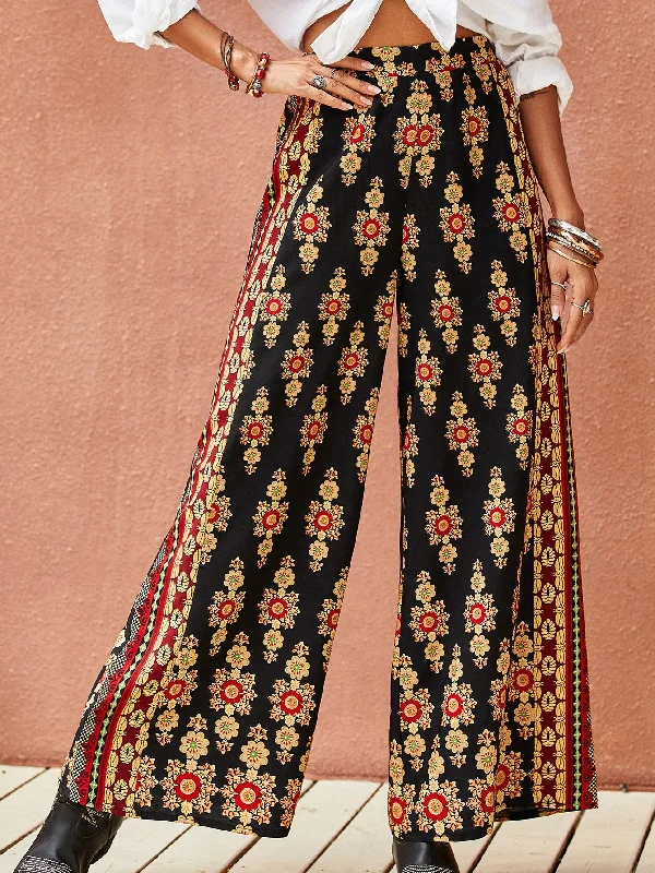 Weekend Savings Sensation Weekend Savings Sensation Boho Floral High Waist Long Women Pants Weekend Savings Sensation Weekend Savings Sensation Boho Floral High Waist Long Women Pants