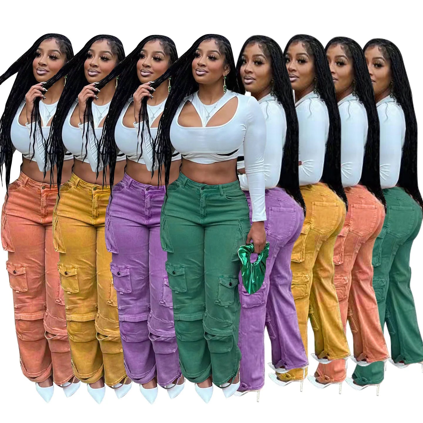 TIME-Limited Offer TIME-Limited Offer Bomblook ASPT73 Autumn Street Wear Solid Color Straight Cargo Pants Denim Pants Wide Leg Pants Men TIME-Limited Offer TIME-Limited Offer Bomblook ASPT73 Autumn Street Wear Solid Color Straight Cargo Pants Denim Pants Wide Leg Pants Men