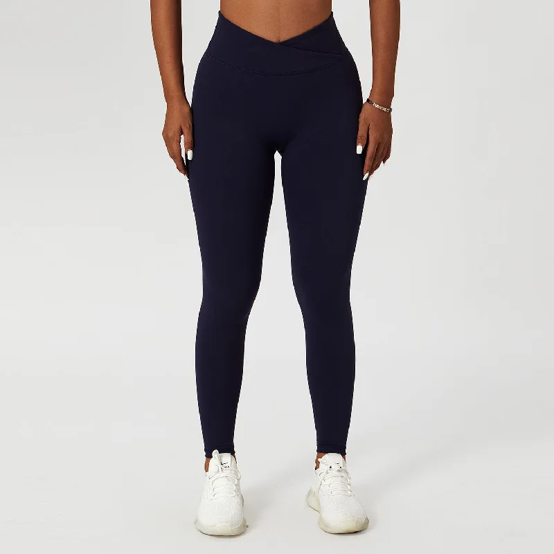 Super Deal Super Deal Women's Yoga Pants Cross Waist Tight Leggings Wholesale Womens Clothing N3823122500003 Super Deal Super Deal Women's Yoga Pants Cross Waist Tight Leggings Wholesale Womens Clothing N3823122500003