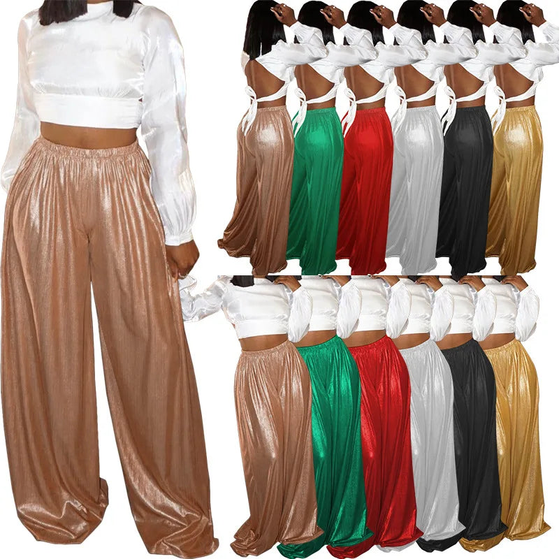 Extra Savings Extra Savings Women boutique clothes women's wide leg pants fashion flare pants ladies trousers&pants for plus size women Extra Savings Extra Savings Women boutique clothes women's wide leg pants fashion flare pants ladies trousers&pants for plus size women