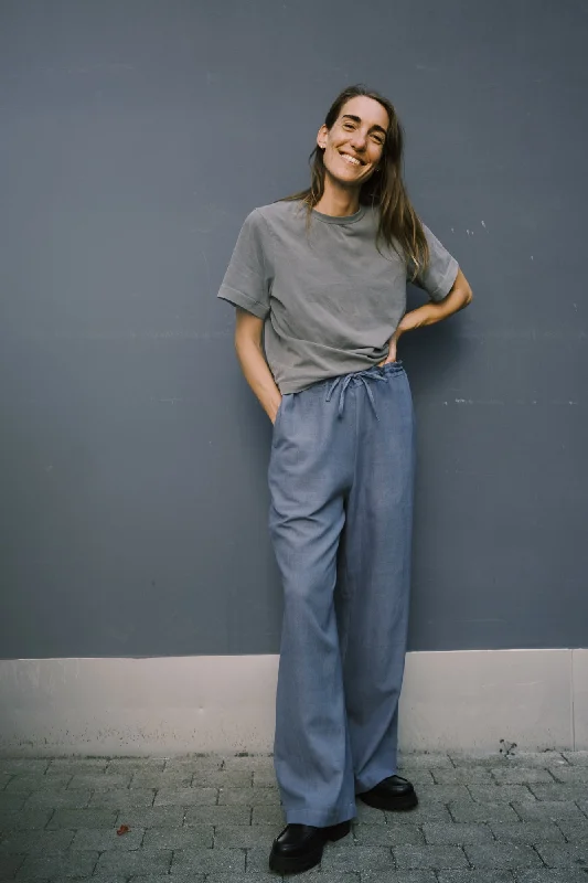 Exclusive Deal Exclusive Deal cotton pants - jamuna - blue grey