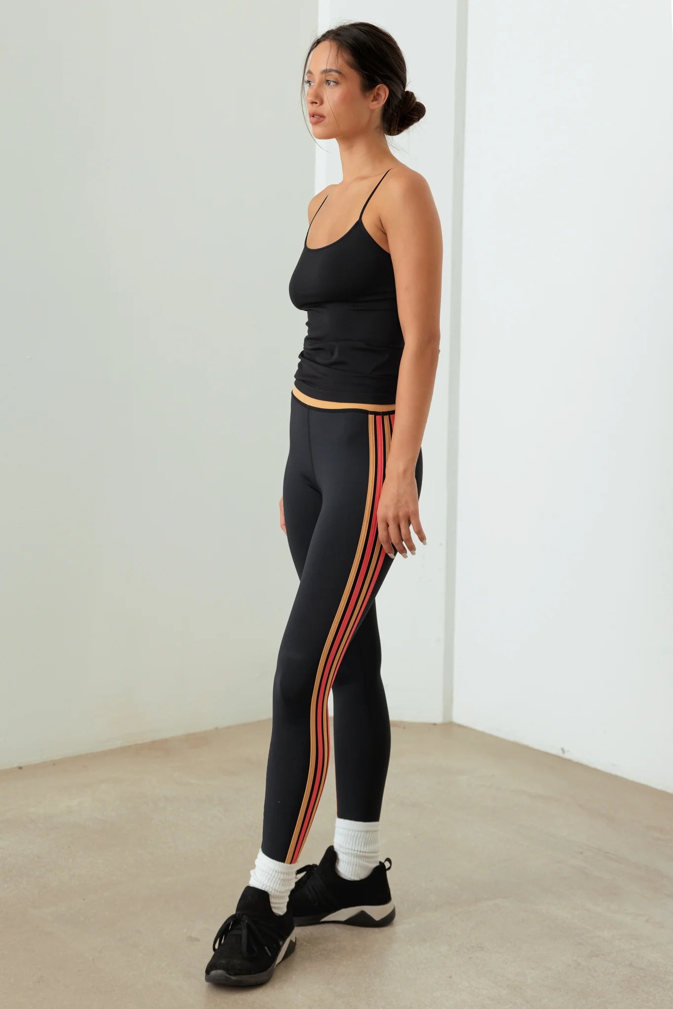 Bargain Prices Bargain Prices Sleek Vibrant Side Stripes High-Waist Legging