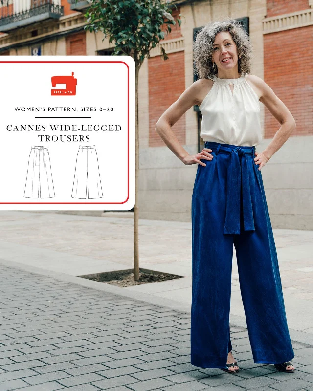 Savings Galore Savings Galore PDF Pattern - Cannes Wide-Legged Trousers | Liesl + Co Savings Galore Savings Galore PDF Pattern - Cannes Wide-Legged Trousers | Liesl + Co