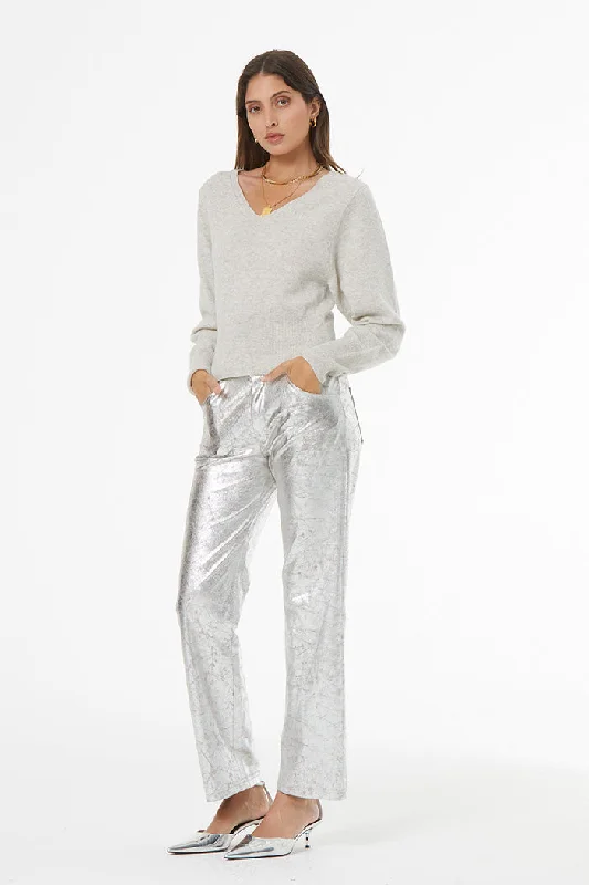 Weekend Savings Spectacular Weekend Savings Spectacular Clancy Pant // Distressed Silver Pleather Weekend Savings Spectacular Weekend Savings Spectacular Clancy Pant // Distressed Silver Pleather