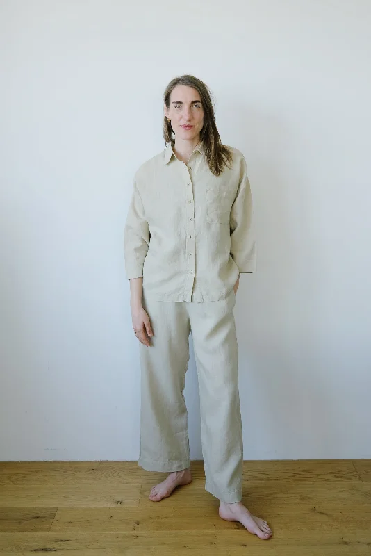 Overstock Sale Overstock Sale linen pants - beveren - sand