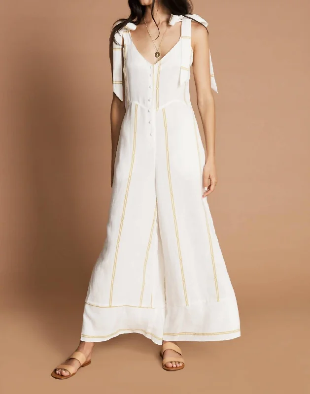 Unmissable Sale Unmissable Sale Vaia Jumpsuit In Maissane Stripe
