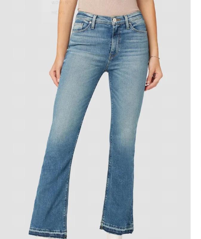 Super Bargain Super Bargain Barbara High Rise Bootcut Crop In Horizon