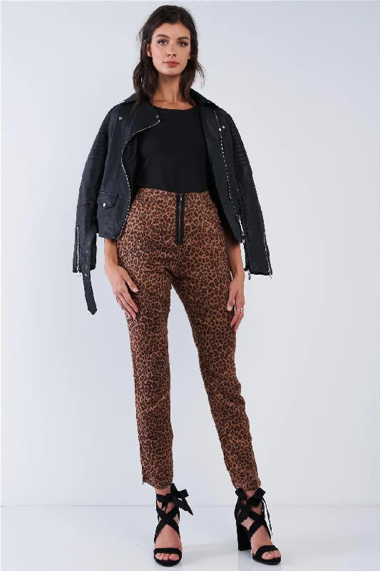 Huge Savings Huge Savings Western-Inspired High Rise Leopard Pants