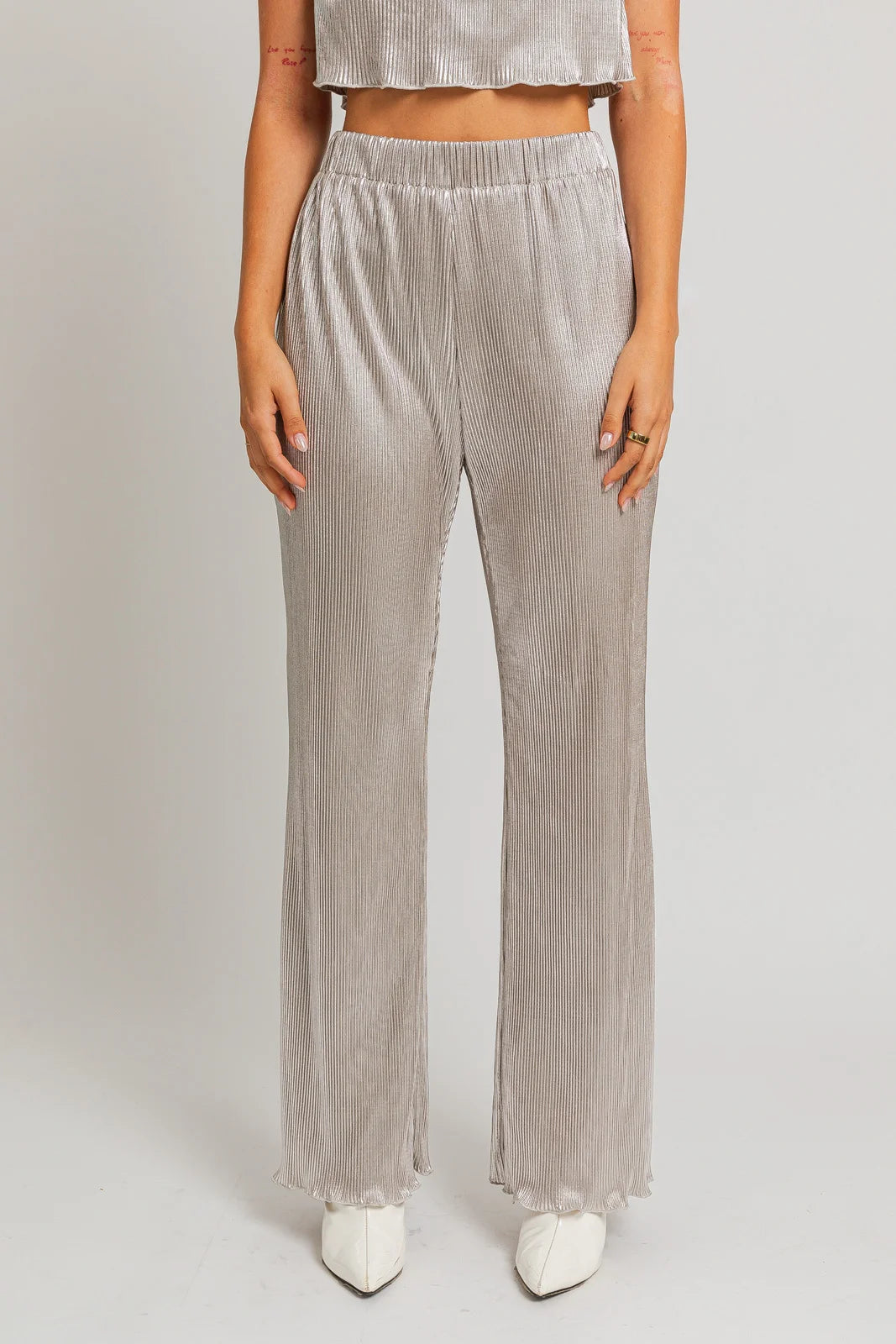 Weekend Savings Fiesta Weekend Savings Fiesta Shimmer Plated Wide Disco Pants