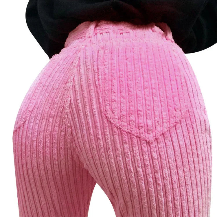 Weekend Special Weekend Special Corduroy Women Pant Casual High Waist Striped Skinny Slim Female Trousers Vintage Pantalones Solid White Pants 2020 Weekend Special Weekend Special Corduroy Women Pant Casual High Waist Striped Skinny Slim Female Trousers Vintage Pantalones Solid White Pants 2020