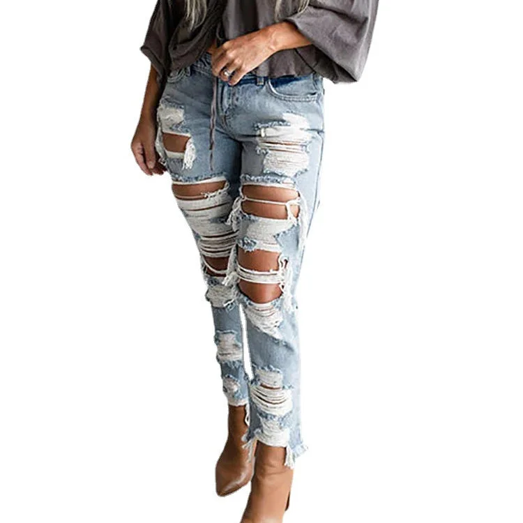 Weekend Offers That Sizzle Weekend Offers That Sizzle Fashion Hole Frayed Tassel Jeans Wholesale Womens Clothing Weekend Offers That Sizzle Weekend Offers That Sizzle Fashion Hole Frayed Tassel Jeans Wholesale Womens Clothing