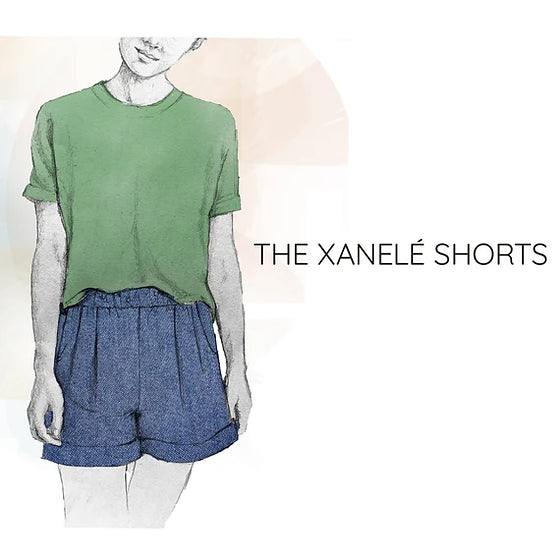 Epic Deals Epic Deals PDF Pattern - Xanele Shorts | French Navy