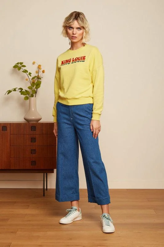Weekend-Only Price Drops Weekend-Only Price Drops King Louie Lisa Culotte Chambray in Denim Blue Weekend-Only Price Drops Weekend-Only Price Drops King Louie Lisa Culotte Chambray in Denim Blue