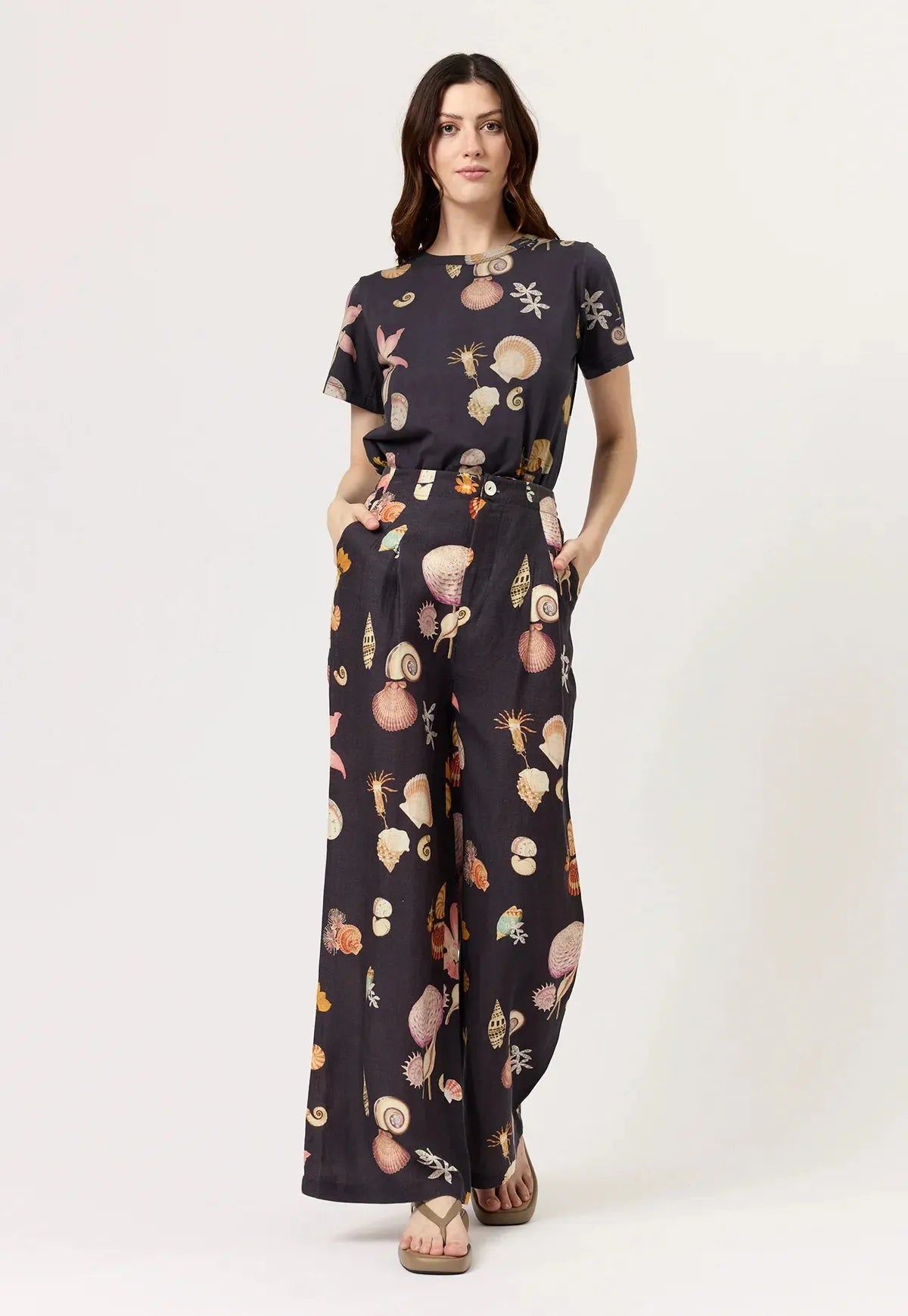 Price Drop Price Drop Nancybird Niko Pant in Charcoal Shell