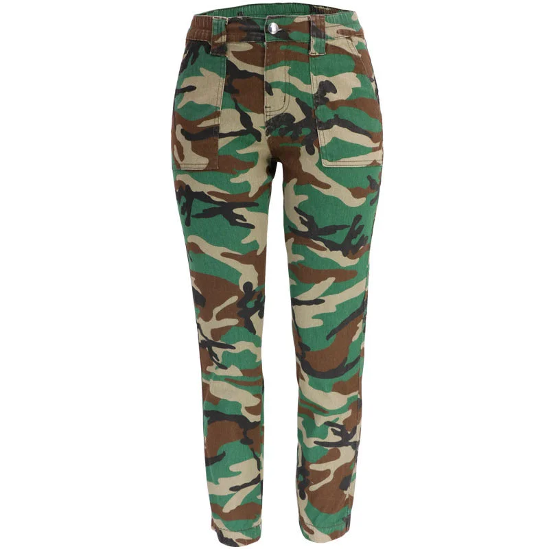 Year-End Deals Year-End Deals Fashion High Waist Solid Color & Camouflage Denim Calf Pants Wholesale Womens Clothing Year-End Deals Year-End Deals Fashion High Waist Solid Color & Camouflage Denim Calf Pants Wholesale Womens Clothing