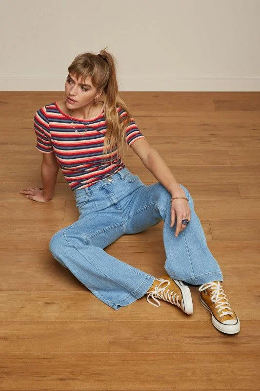 Weekend Savings Spectacle Weekend Savings Spectacle King Louie Ella Pintuck Pants Strata Denim in Heaven Blue Weekend Savings Spectacle Weekend Savings Spectacle King Louie Ella Pintuck Pants Strata Denim in Heaven Blue