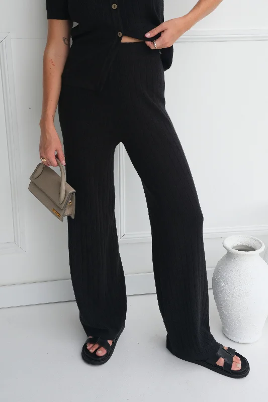 Online Only Online Only NADIA KNIT PANT - Black
