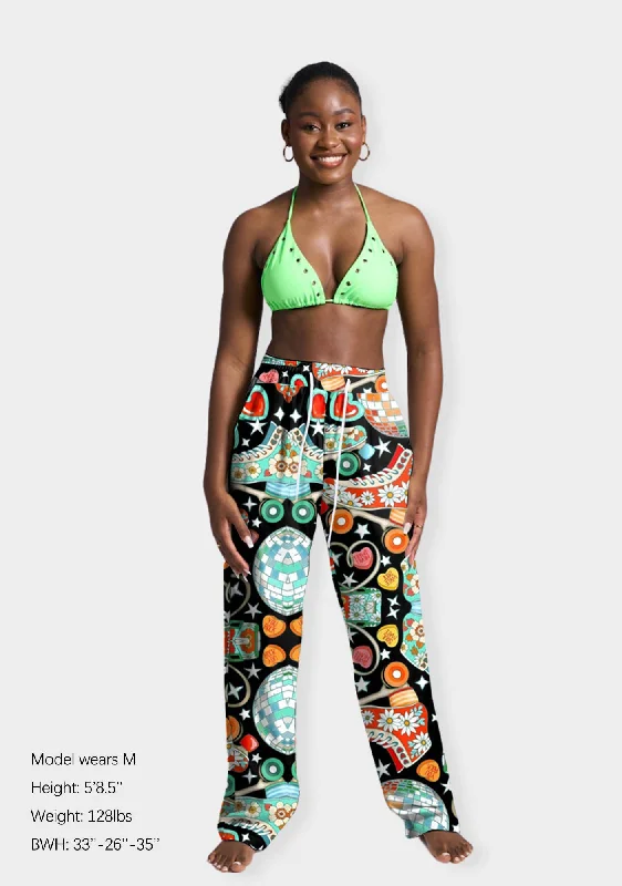 Big Savings Big Savings Dazzling Disco Dream Print Casual Pants