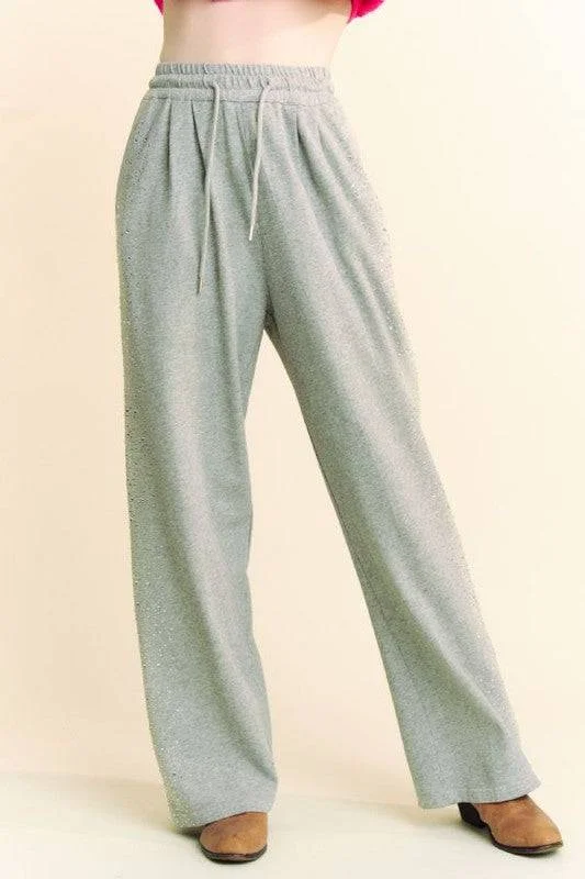 Weekend Discounts to Snag Weekend Discounts to Snag Davi & Dani Rhinestone Elastic Waist Wide Leg Pants Weekend Discounts to Snag Weekend Discounts to Snag Davi & Dani Rhinestone Elastic Waist Wide Leg Pants