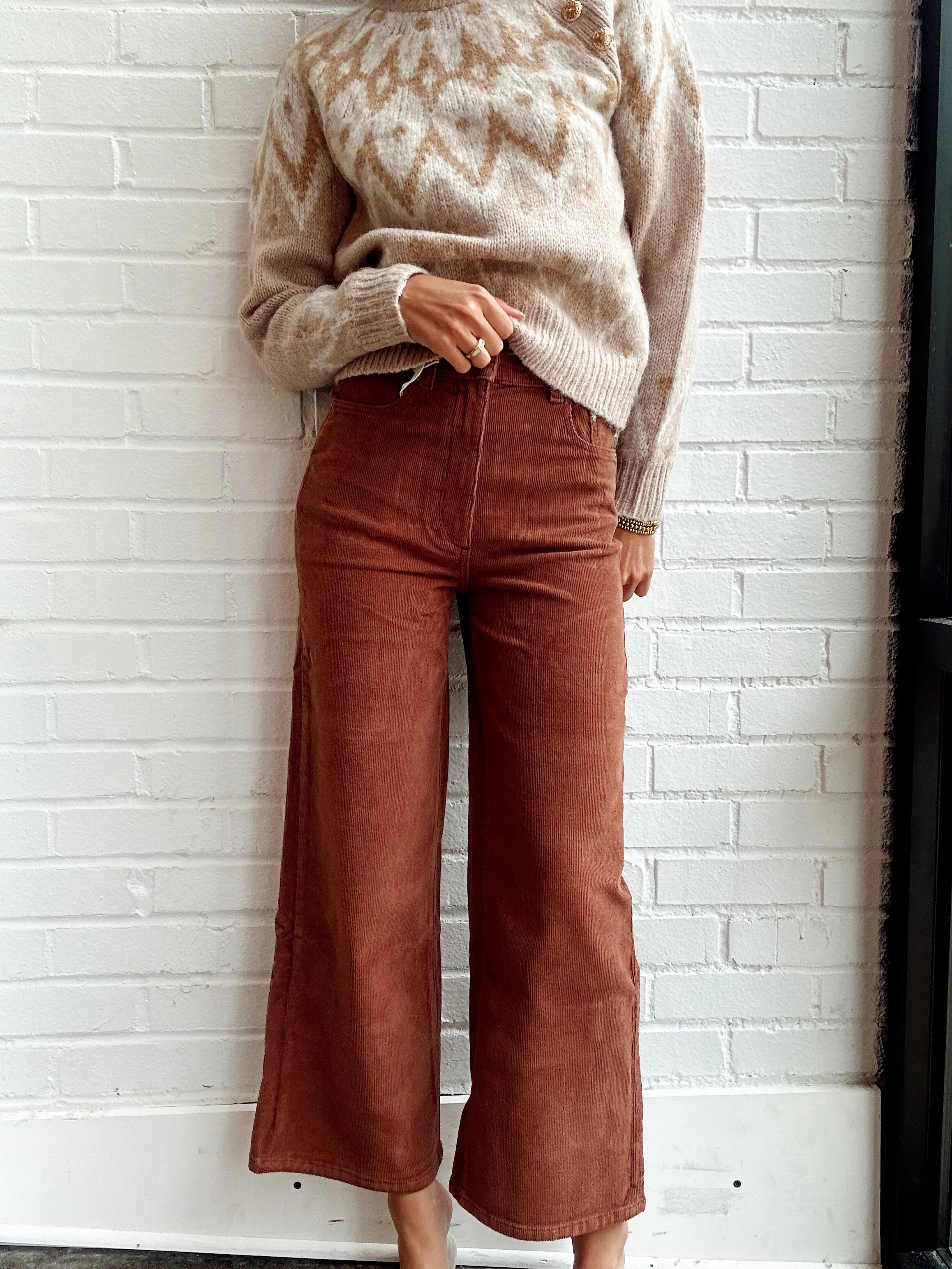 Year-End Deals Year-End Deals HEPBURN WIDE LEG-TERRACOTTA