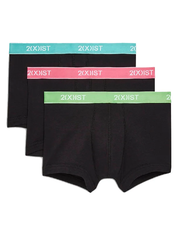 Deal Zone Deal Zone 2xist Men's Essential Combed Cotton No Show Trunk 3-Pack 020333