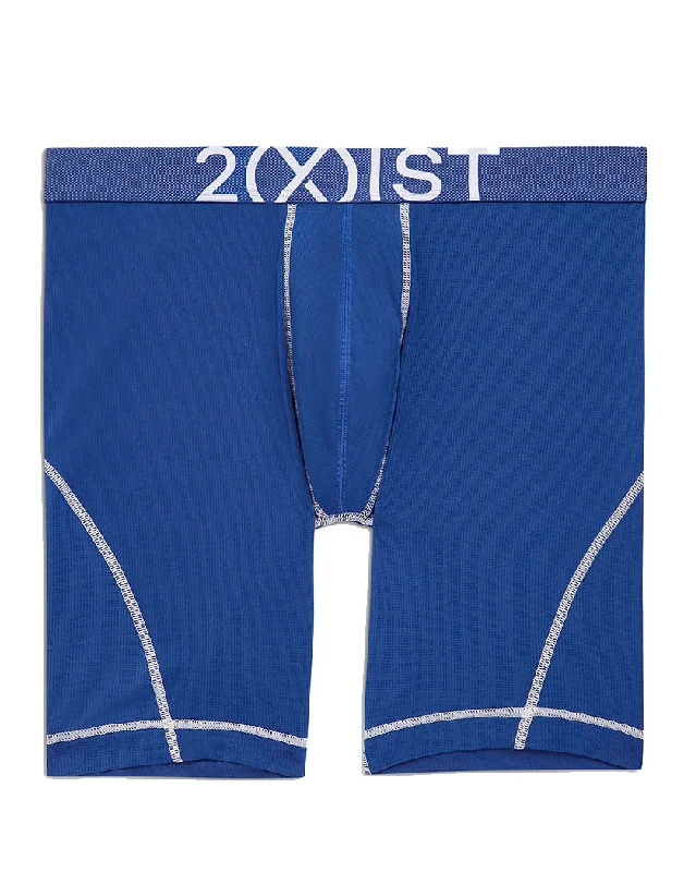 Price Drop Price Drop 2xist Men's Speed Dri Breeze Mesh Long Boxer Brief 052094