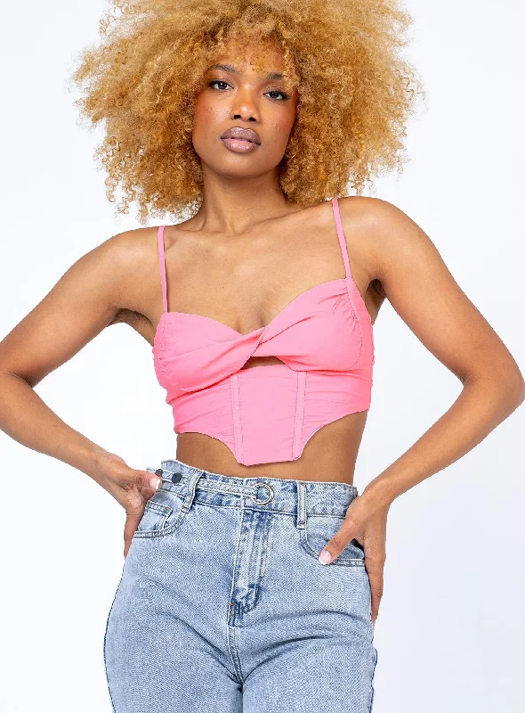 Massive Deals Massive Deals Amoura Top Pink