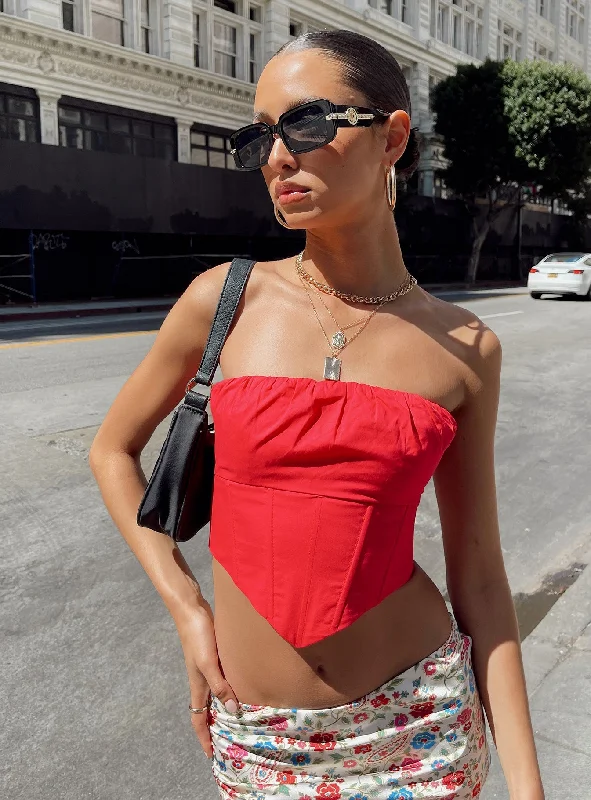Sale Event Sale Event Bad Gal Bustier Red