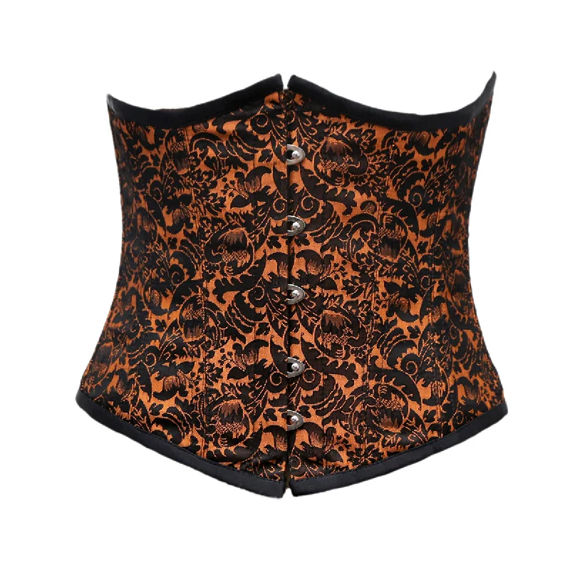 Clearance Items Clearance Items Berx Orange Black Brocade Underbust Corset