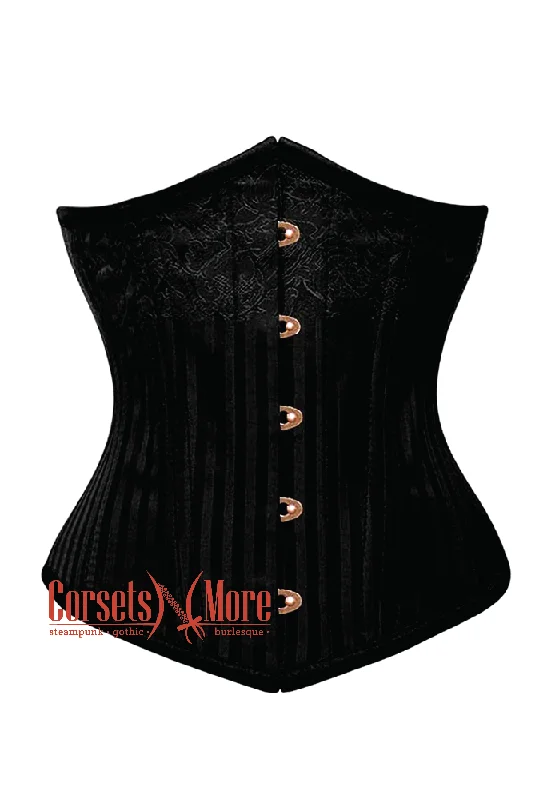 Customer Appreciation Sale Customer Appreciation Sale Black Brocade With Antique Clasp Gothic Burlesque Underbust Corset Customer Appreciation Sale Customer Appreciation Sale Black Brocade With Antique Clasp Gothic Burlesque Underbust Corset