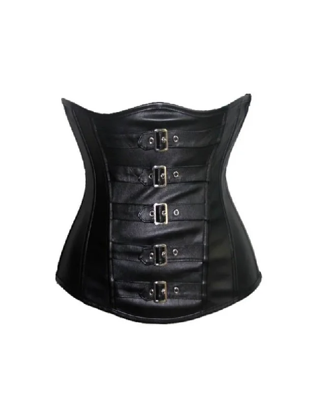 Weekend Special Weekend Special Black Faux Leather Belts Design Gothic Steampunk Corset Waist Training Underbust Weekend Special Weekend Special Black Faux Leather Belts Design Gothic Steampunk Corset Waist Training Underbust