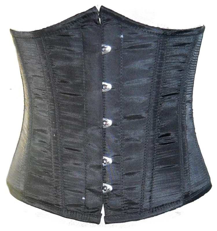 Weekend-Only Price Drops Weekend-Only Price Drops Black Poly Tapta Fabric Front Open Busk Waist Cincher Women Underbust Corset Top Weekend-Only Price Drops Weekend-Only Price Drops Black Poly Tapta Fabric Front Open Busk Waist Cincher Women Underbust Corset Top