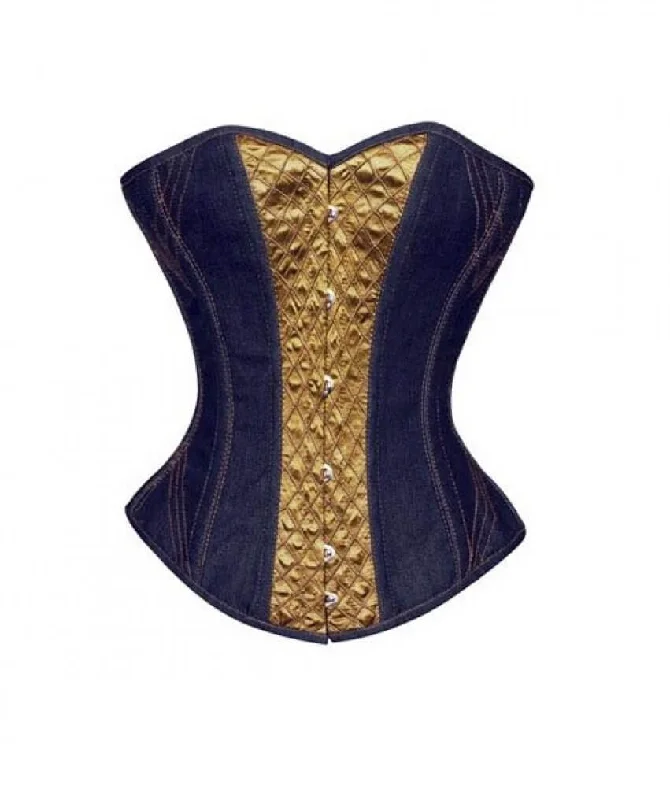Savings Spectacular Savings Spectacular Blue Denim Olive Green Satin Steampunk Corset Waist Training Overbust Savings Spectacular Savings Spectacular Blue Denim Olive Green Satin Steampunk Corset Waist Training Overbust
