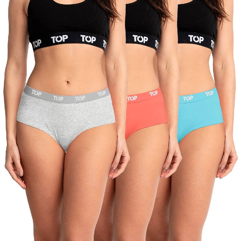 Buy Today Buy Today Calzón Pantaletas Algodón Con Elástico Pack 3 C8