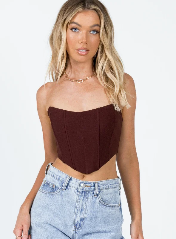Special Buy Special Buy Carlie Top Brown