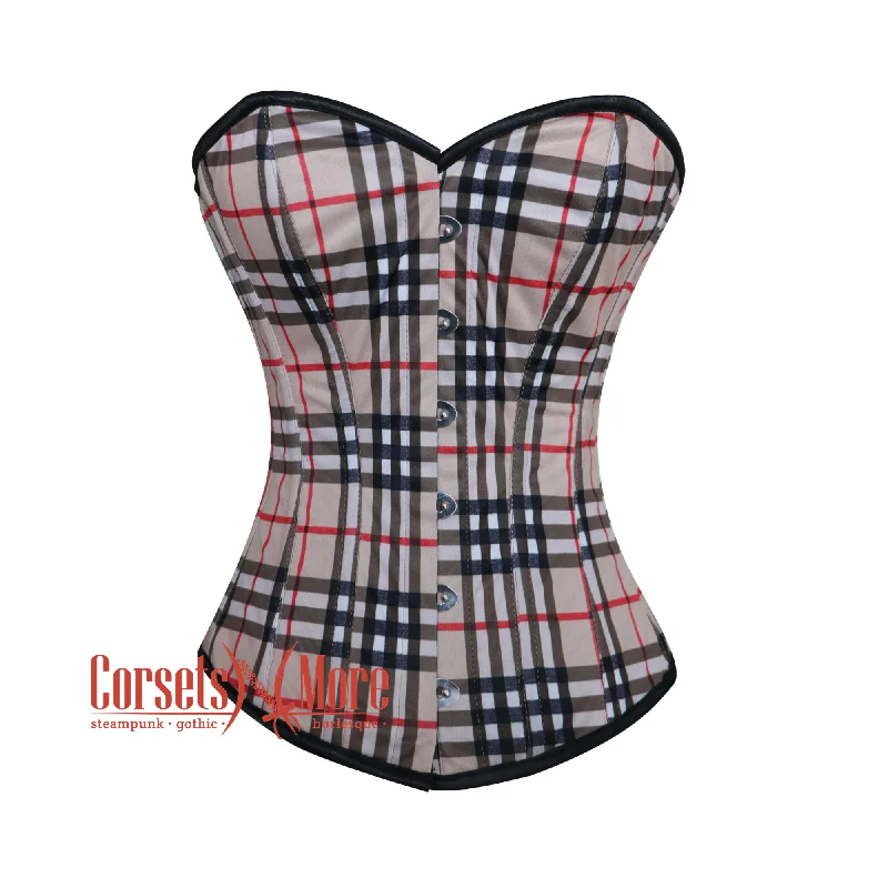 Weekend Specials to Indulge In Weekend Specials to Indulge In Checked Print Overbust Burlesque Waist Training Gothic Corset Top Weekend Specials to Indulge In Weekend Specials to Indulge In Checked Print Overbust Burlesque Waist Training Gothic Corset Top