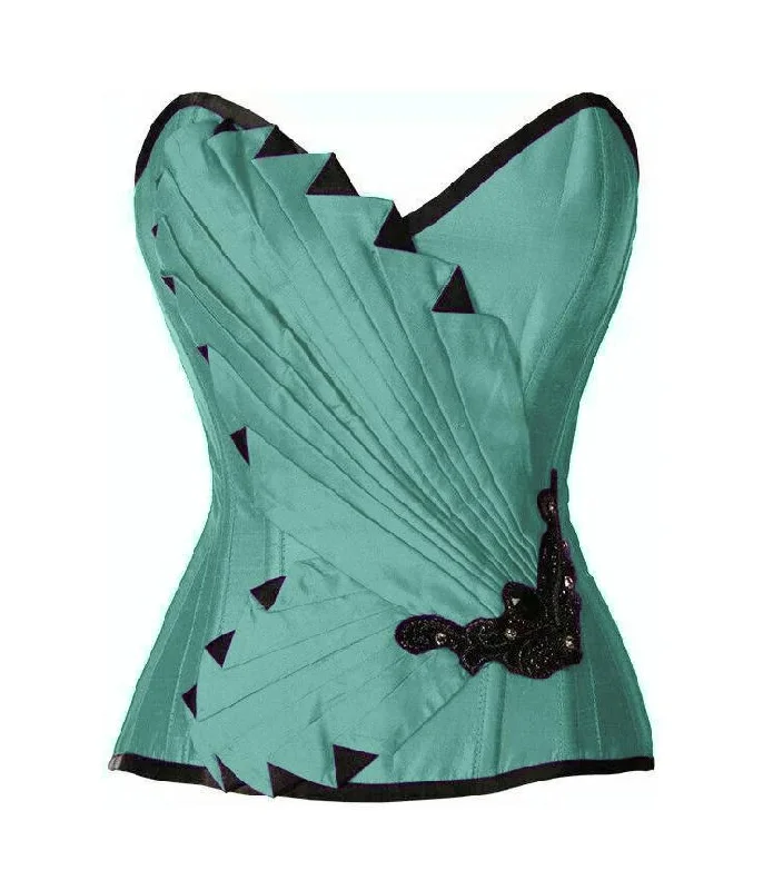 Weekend Offers You Can't Ignore Weekend Offers You Can't Ignore Cornelius Sea Green Satin/Taffeta Embroidered Overbust Corset Weekend Offers You Can't Ignore Weekend Offers You Can't Ignore Cornelius Sea Green Satin/Taffeta Embroidered Overbust Corset