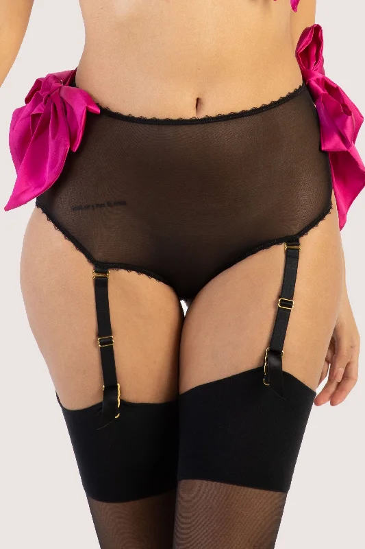Seasonal Sale Seasonal Sale Dahlia Birthday Bow High Waist Suspender Brief