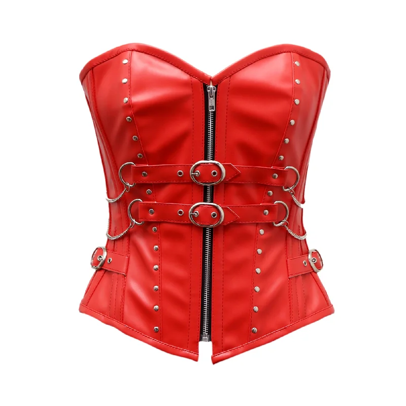 Weekend Discounts Worth Grabbing Weekend Discounts Worth Grabbing Gabin Overbust Corset In Red Faux Leather Weekend Discounts Worth Grabbing Weekend Discounts Worth Grabbing Gabin Overbust Corset In Red Faux Leather