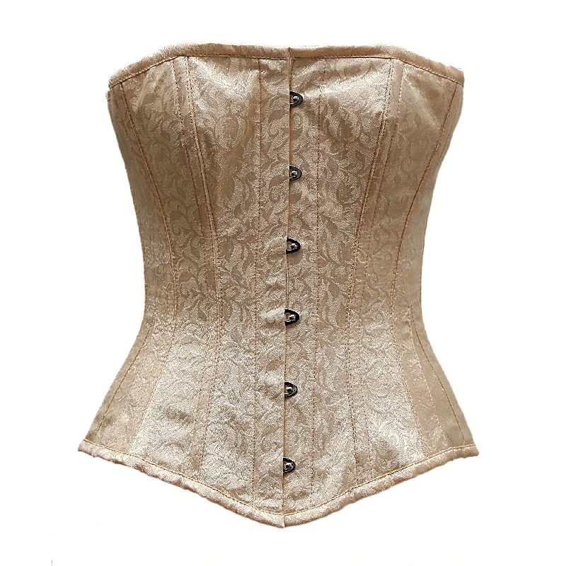 Weekend Specials to Snag Weekend Specials to Snag Gardner Ivory Satin Brocade Overbust Corset Weekend Specials to Snag Weekend Specials to Snag Gardner Ivory Satin Brocade Overbust Corset