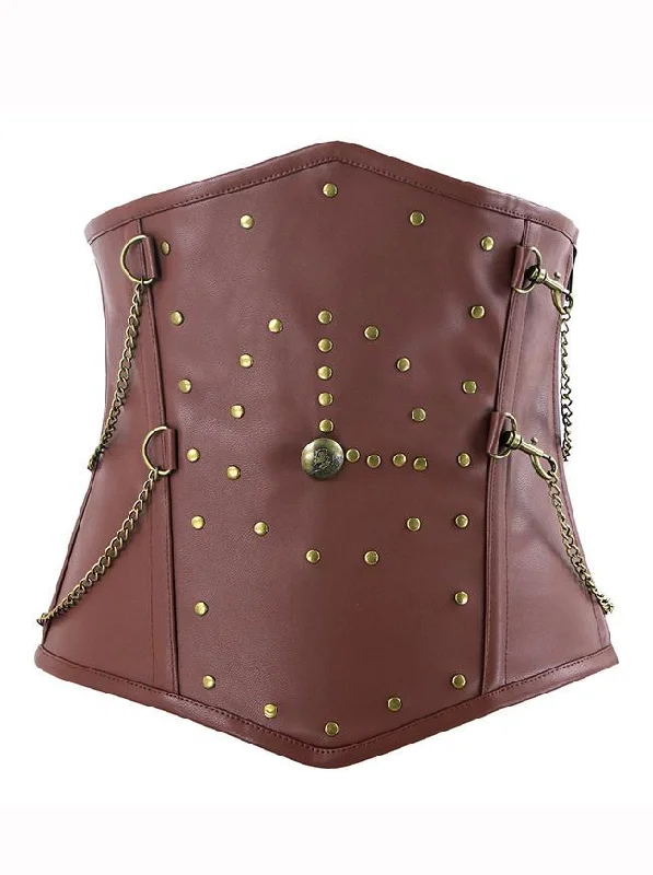 Deal of the Week Deal of the Week Graz Steampunk Spiral Steel Boned Faux Leather Underbust Corset Deal of the Week Deal of the Week Graz Steampunk Spiral Steel Boned Faux Leather Underbust Corset