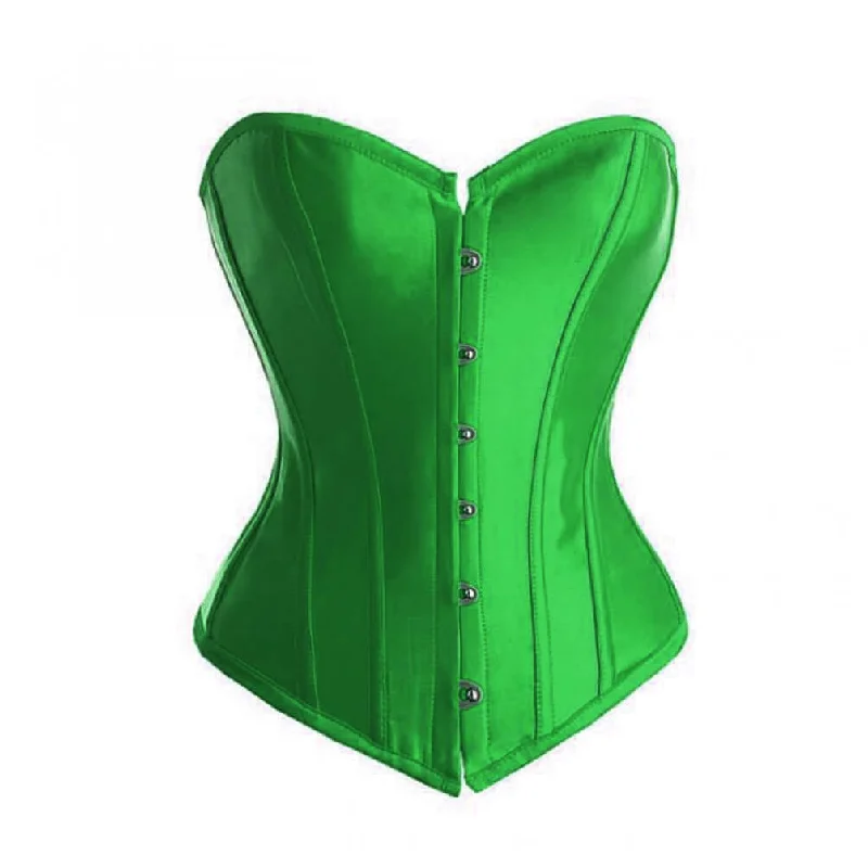 Savings Alert Savings Alert Green Satin Gothic Burlesque Corset Waist Training Costume Overbust Savings Alert Savings Alert Green Satin Gothic Burlesque Corset Waist Training Costume Overbust