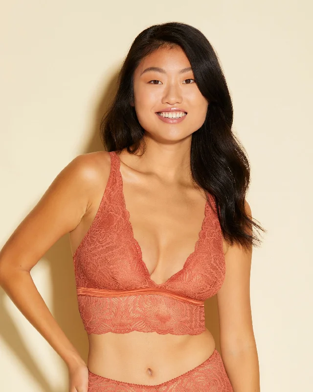 Cash Savings Cash Savings Bralette De Triángulos Altos