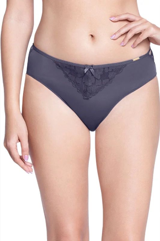 Anniversary Sale Anniversary Sale Lace Low Rise Seamed Brazillian Panty - Graystone Anniversary Sale Anniversary Sale Lace Low Rise Seamed Brazillian Panty - Graystone