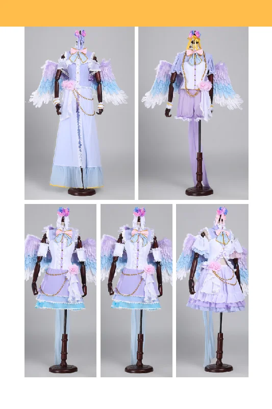 Final Clearance Final Clearance Love Live SR White Valentines Deluxe Cosplay Costume