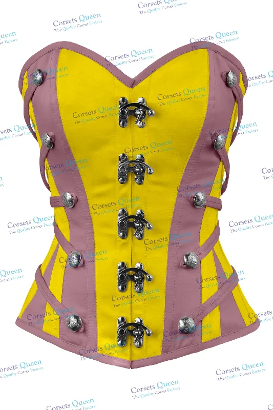 Weekend Savings Sensation Weekend Savings Sensation Lowe Satin Overbust Corset With Buckles