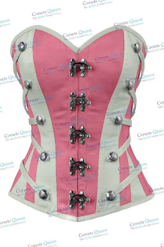 Limited Availability Limited Availability Lucian Satin Overbust Corset With Buckles Limited Availability Limited Availability Lucian Satin Overbust Corset With Buckles